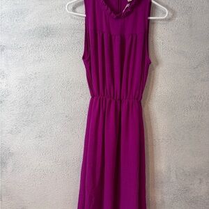 Chic Sleeveless Midi Dress in Rich Purple